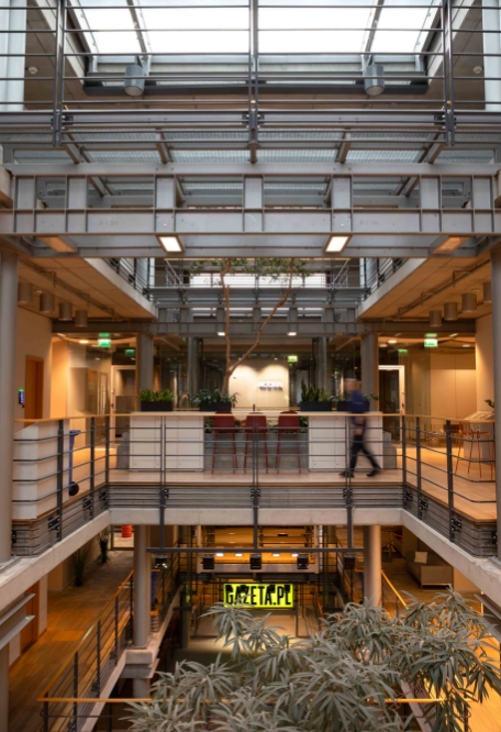 Przestrzeń coworkingowa po modernizacji